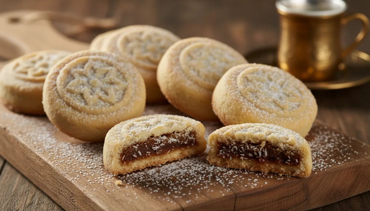 Ma'amoul Iraquíes de Dátiles y Coco