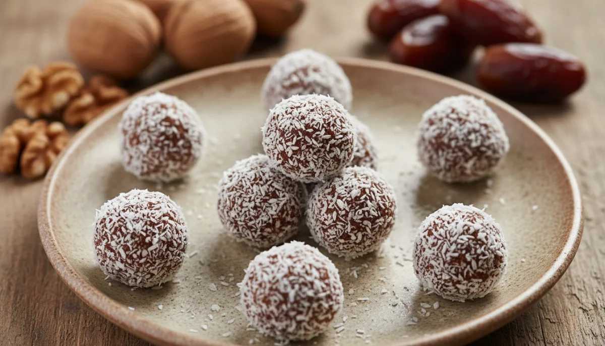 Date and Walnut Haroset Truffles