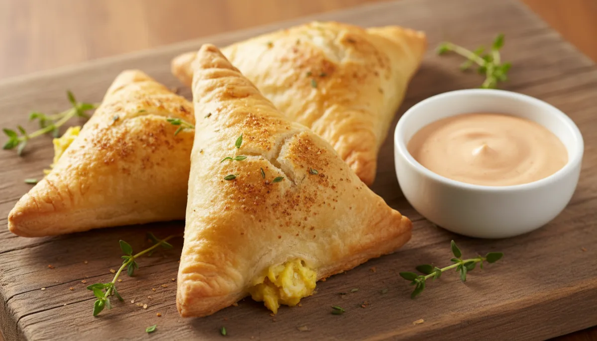 Jamaikanische Ackee- und Stockfisch-Pasteten mit Scotch Bonnet Aioli