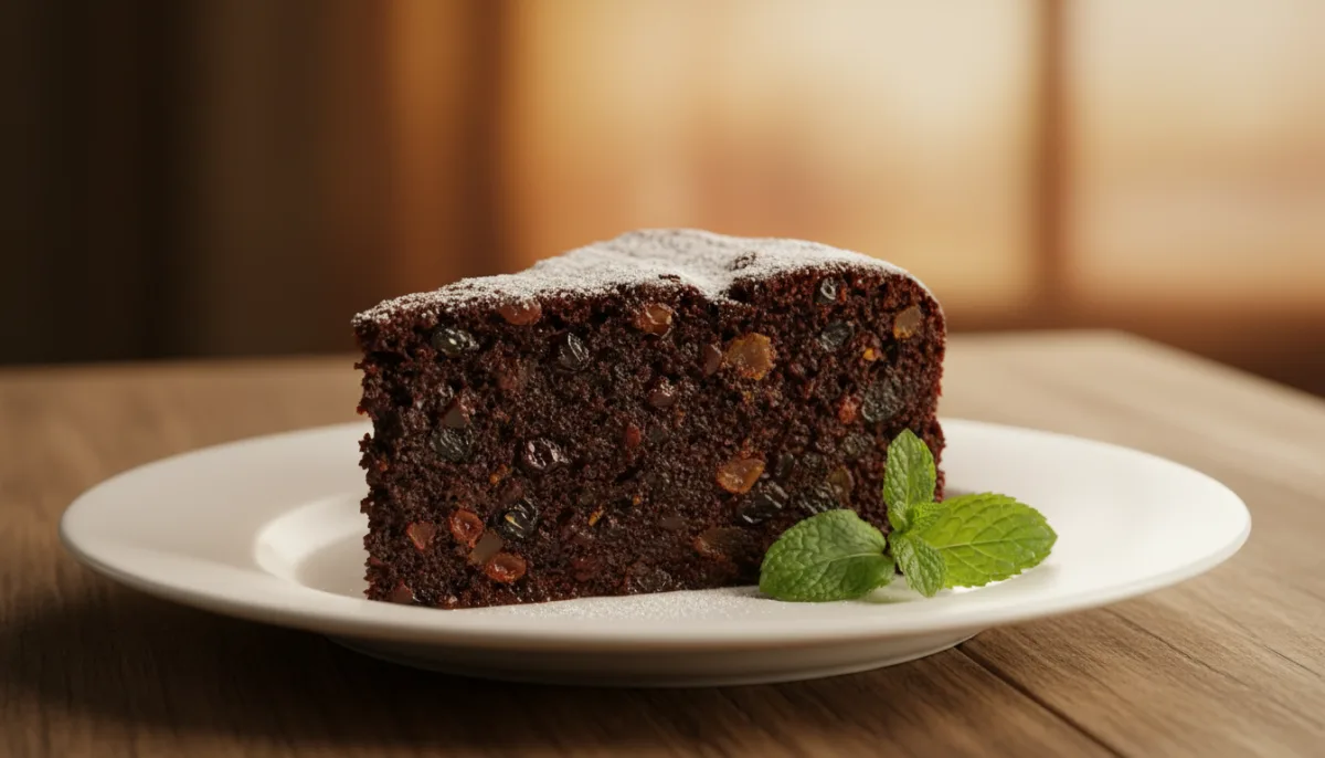 Auténtico Pastel de Ron Jamaicano con Frutas Deshidratadas y Especias