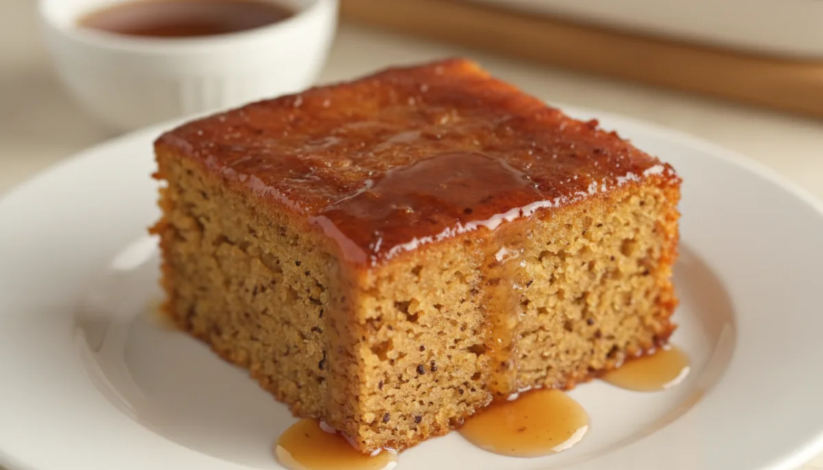 Jamaican Sweet Potato Pudding with Rum Sauce