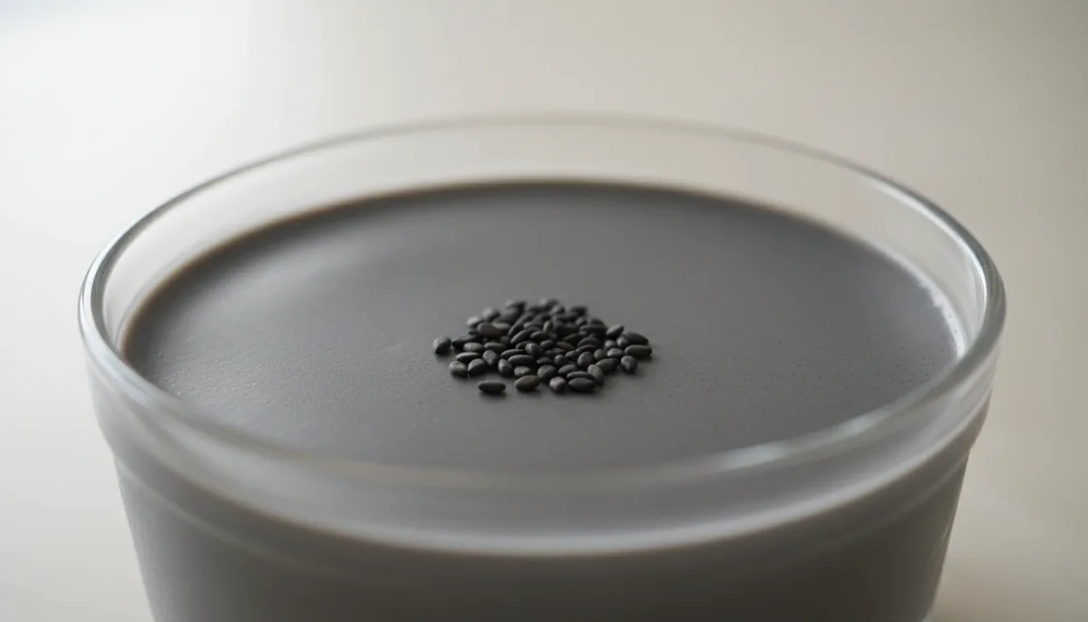 Japanese Black Sesame Panna Cotta