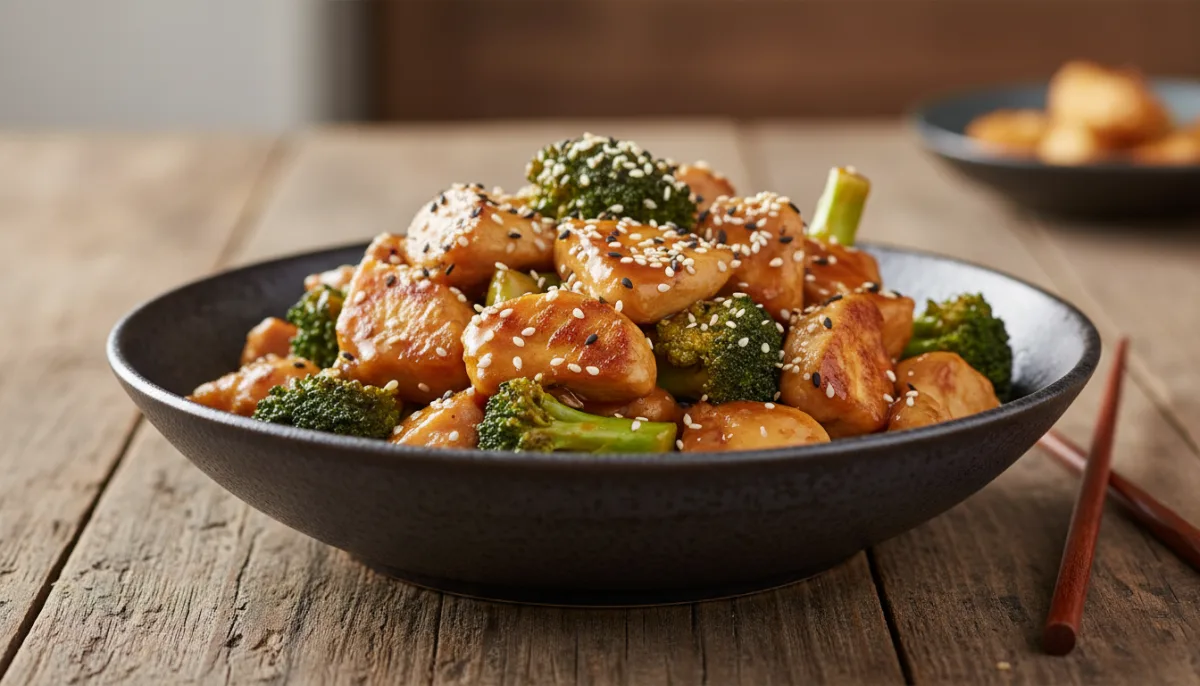 Japanese Chicken and Broccoli Stir-fry