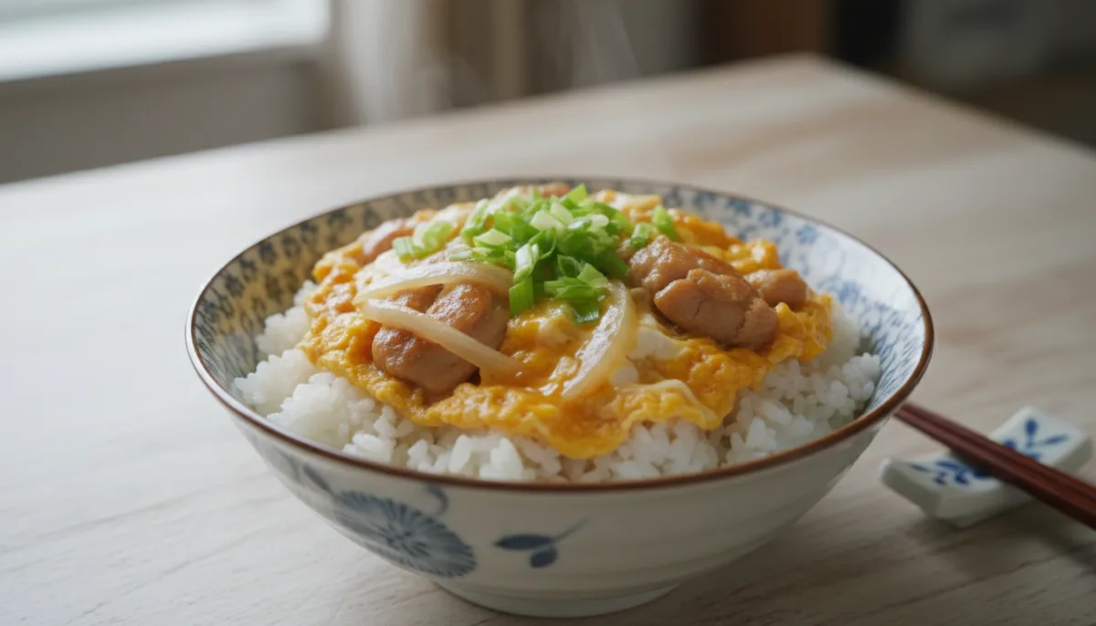 Classic Oyakodon: Japanese Chicken and Egg Rice Bowl