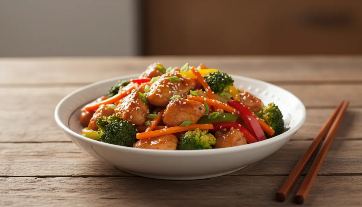 Japanese Chicken and Vegetable Stir-fry