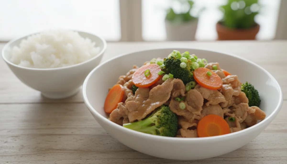 Quick Japanese Ginger Pork Stir-fry