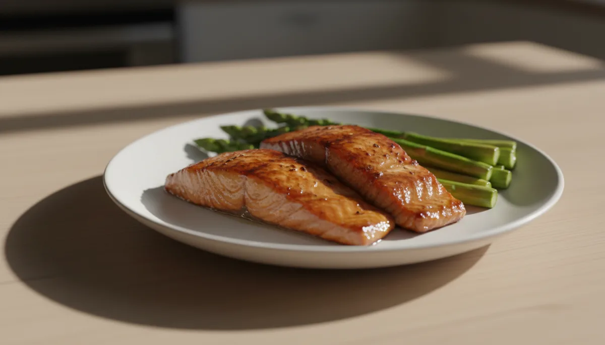Japanese Miso Glazed Salmon with Asparagus