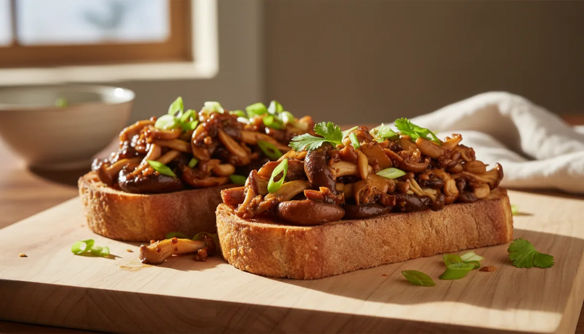 Tost Japonez me Kërpudha dhe Miso