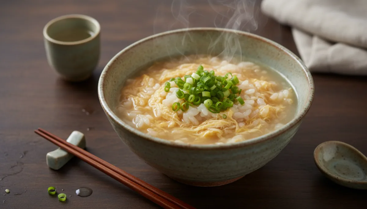 Zosui: Porridge Giapponese Saporito con Uova e Riso