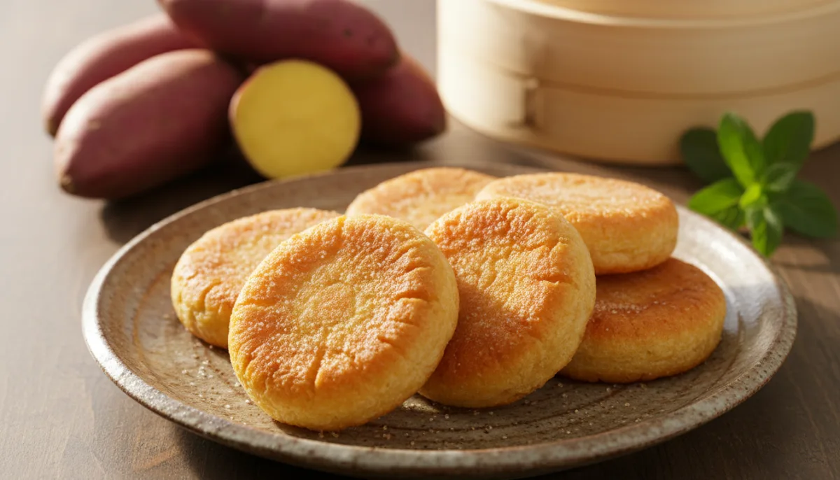 Japanese Sweet Potato Mochi