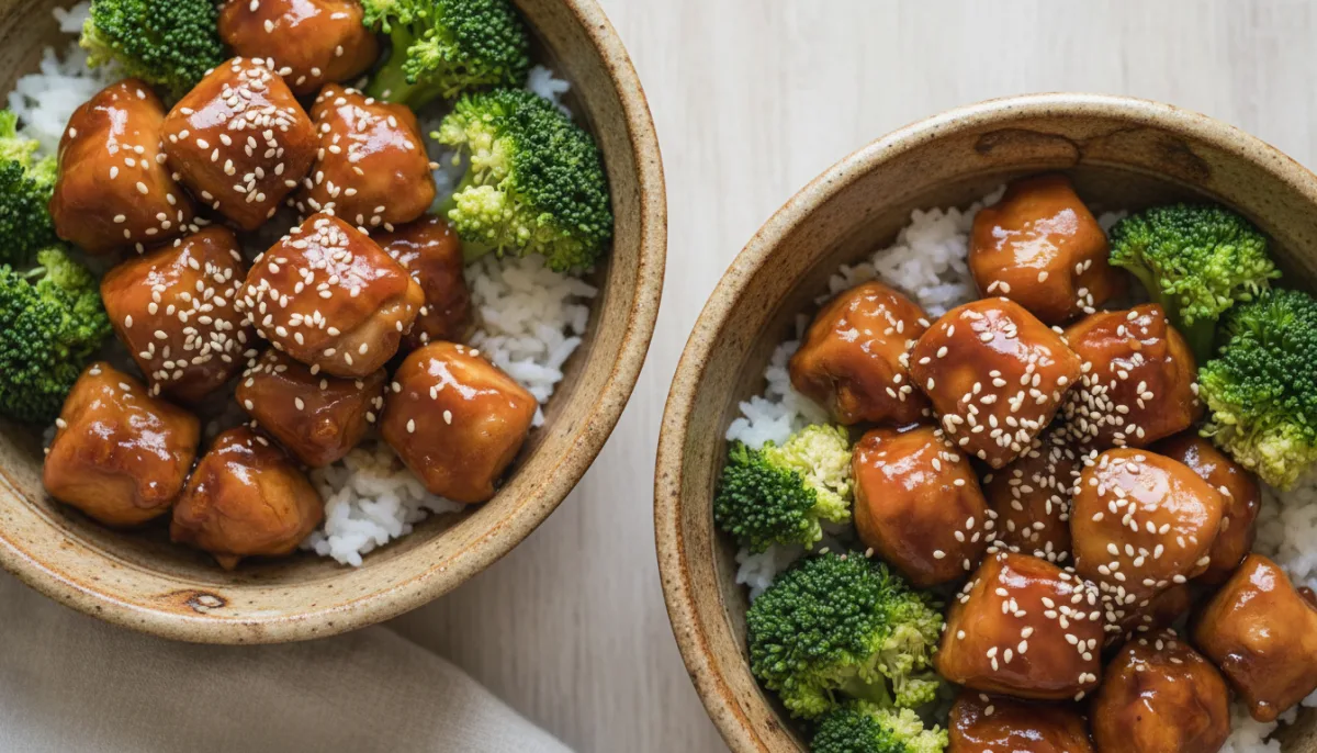 Japanese Teriyaki Chicken and Broccoli Bowls