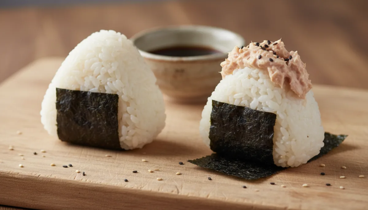 Onigiri Japonez me Peshk Ton