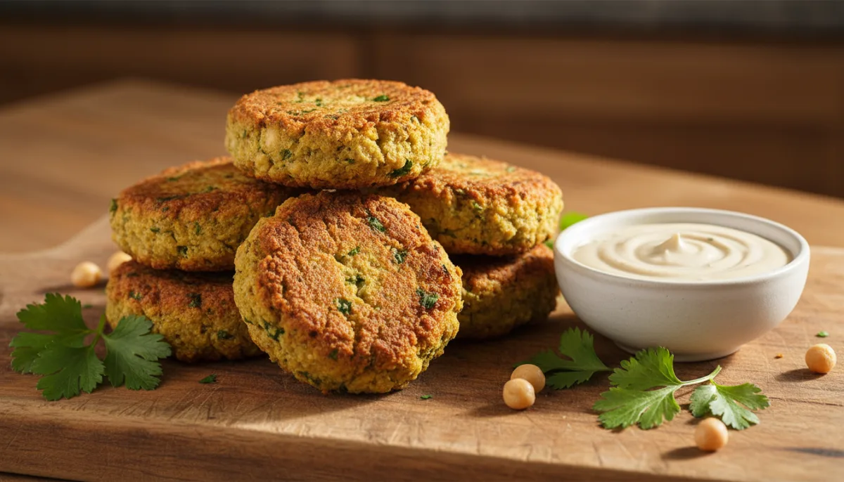 Qofte Jordaneze me Qiqra dhe Fasule të Gjëra me Salcë Tahini-Kosi