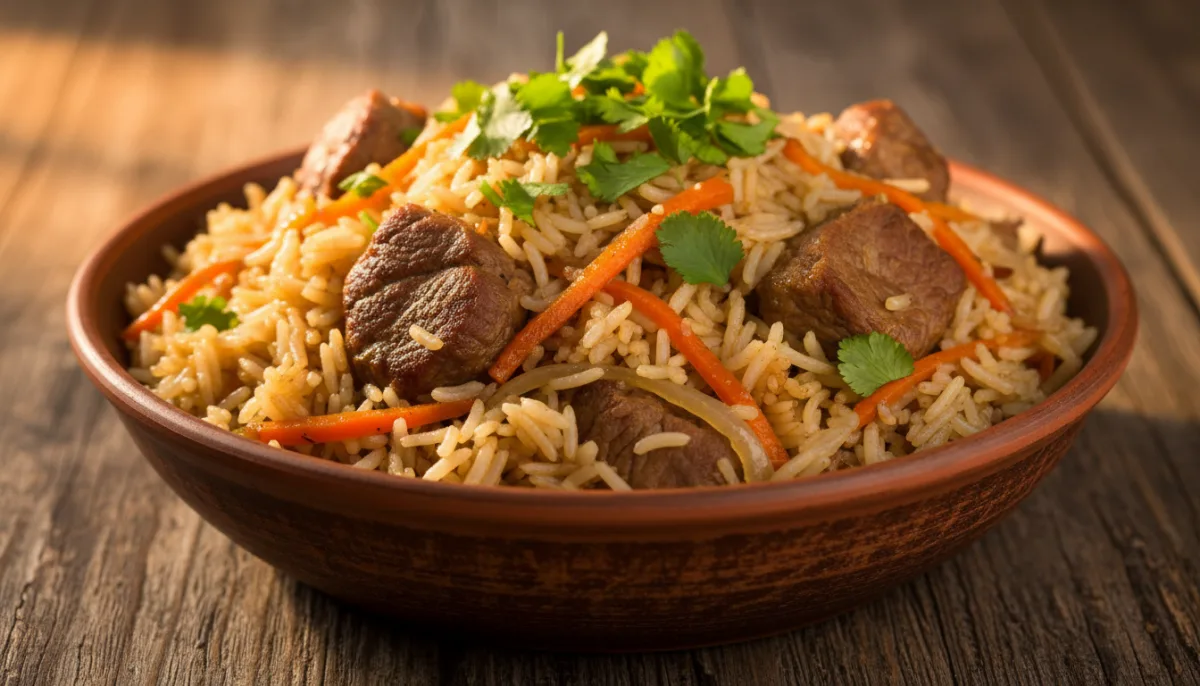 Pilaf Kazako di Agnello e Riso (Palaw)