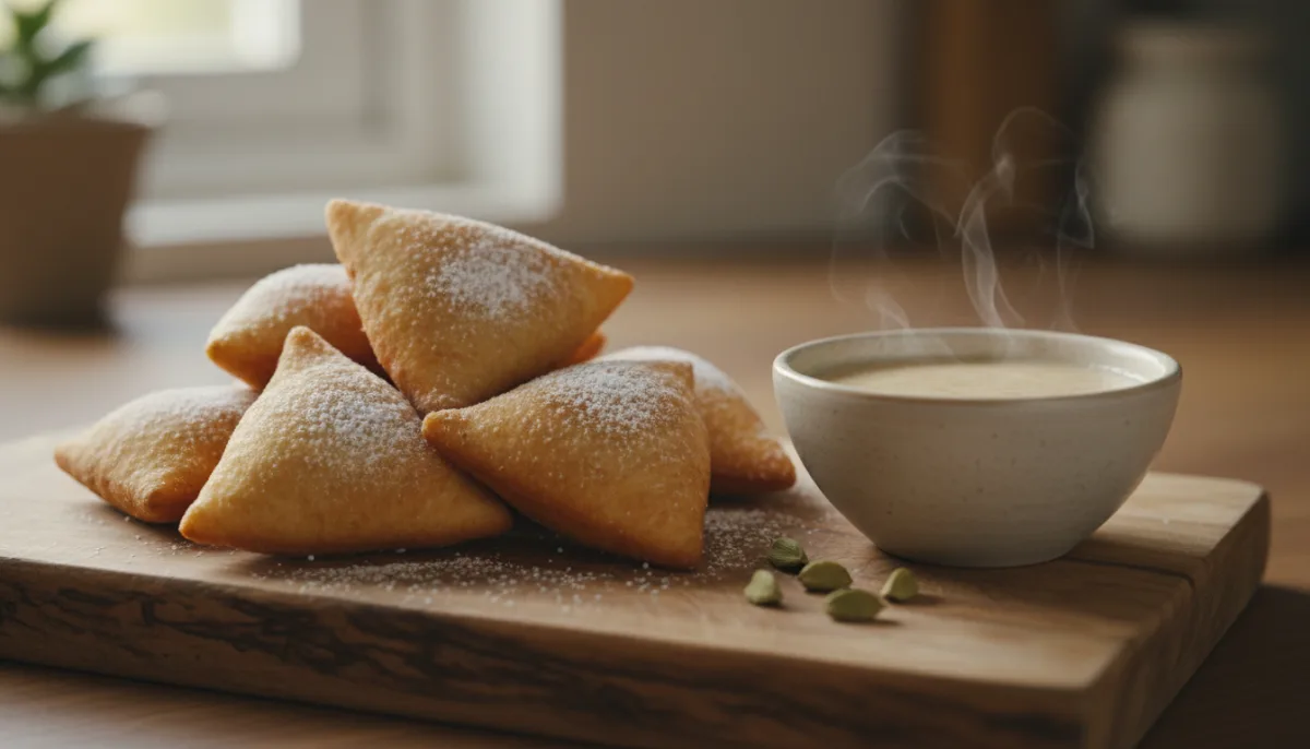 Fragrant Cardamom & Coconut Mandazi (Kenyan Doughnuts)
