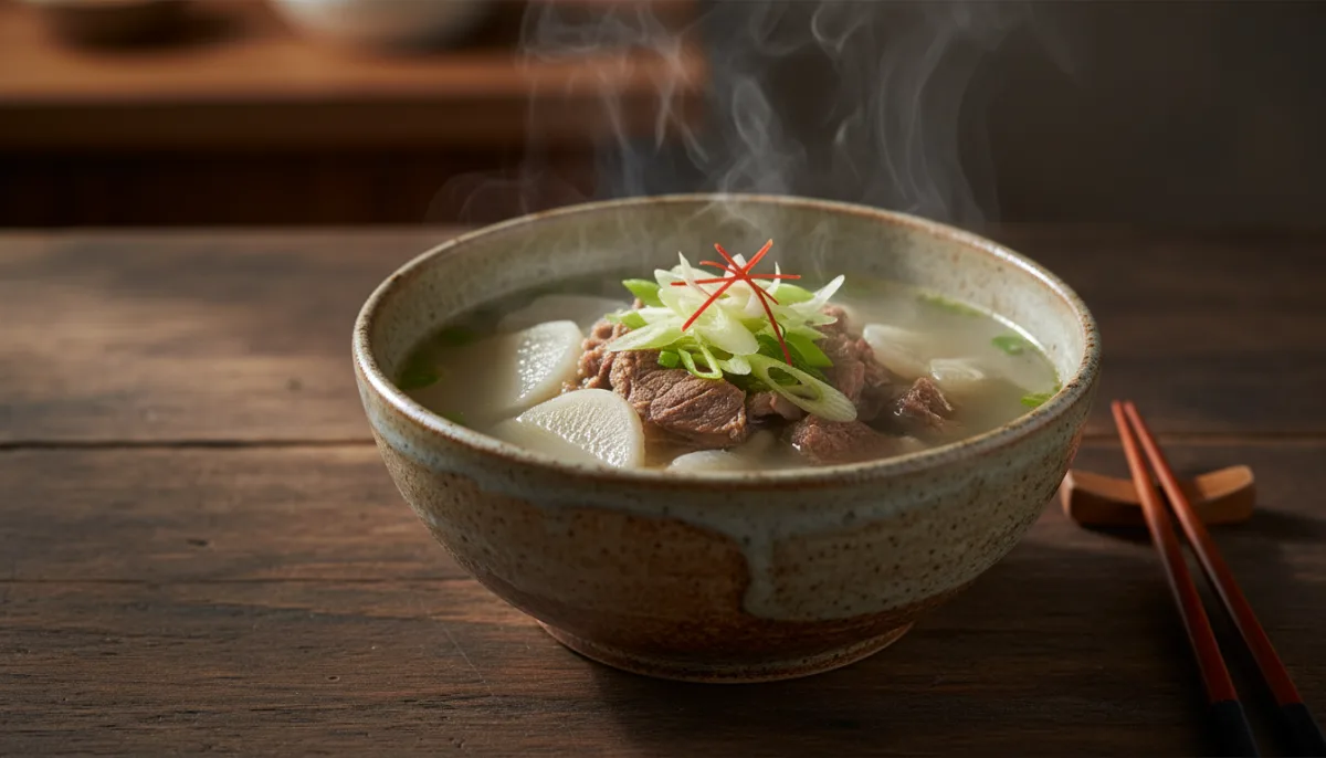 Hearty Korean Beef and Radish Soup (Muguk)