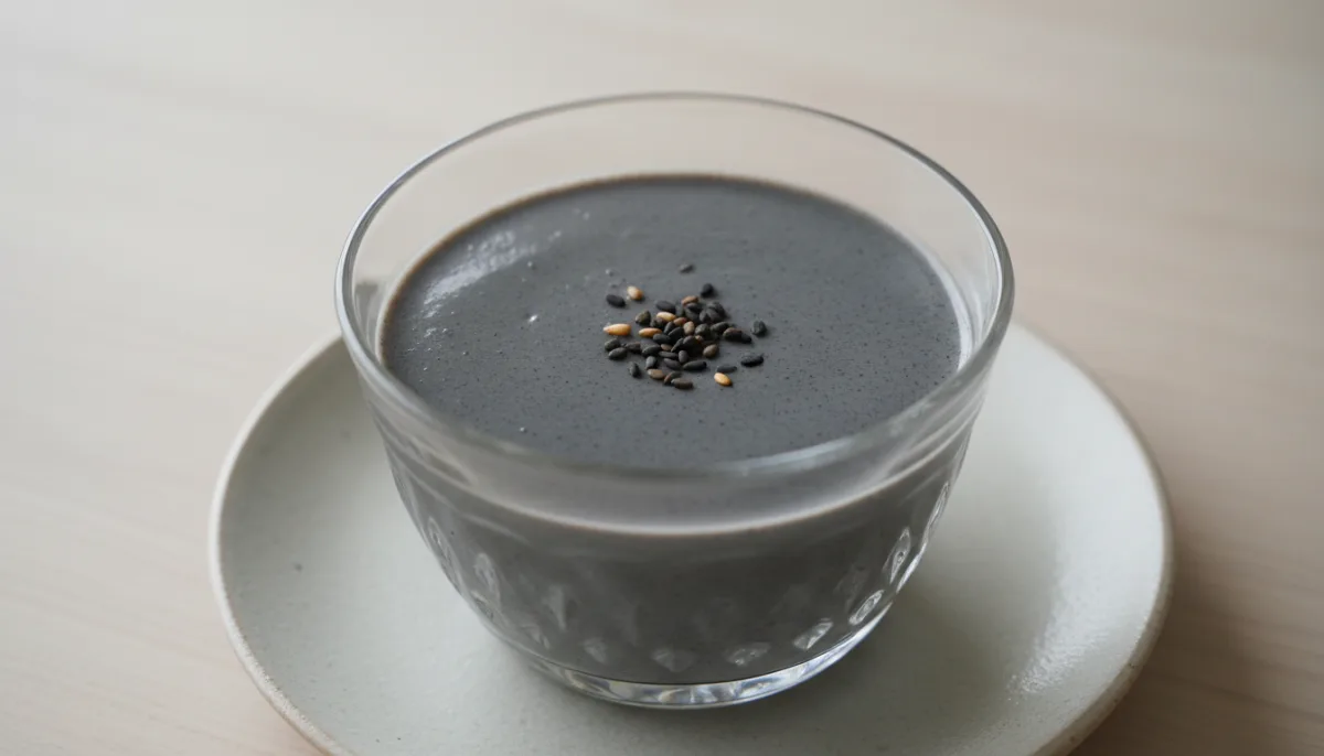 Pudín Coreano de Sésamo Negro
