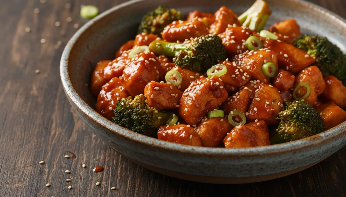 Korean Gochujang Chicken and Broccoli Stir-fry