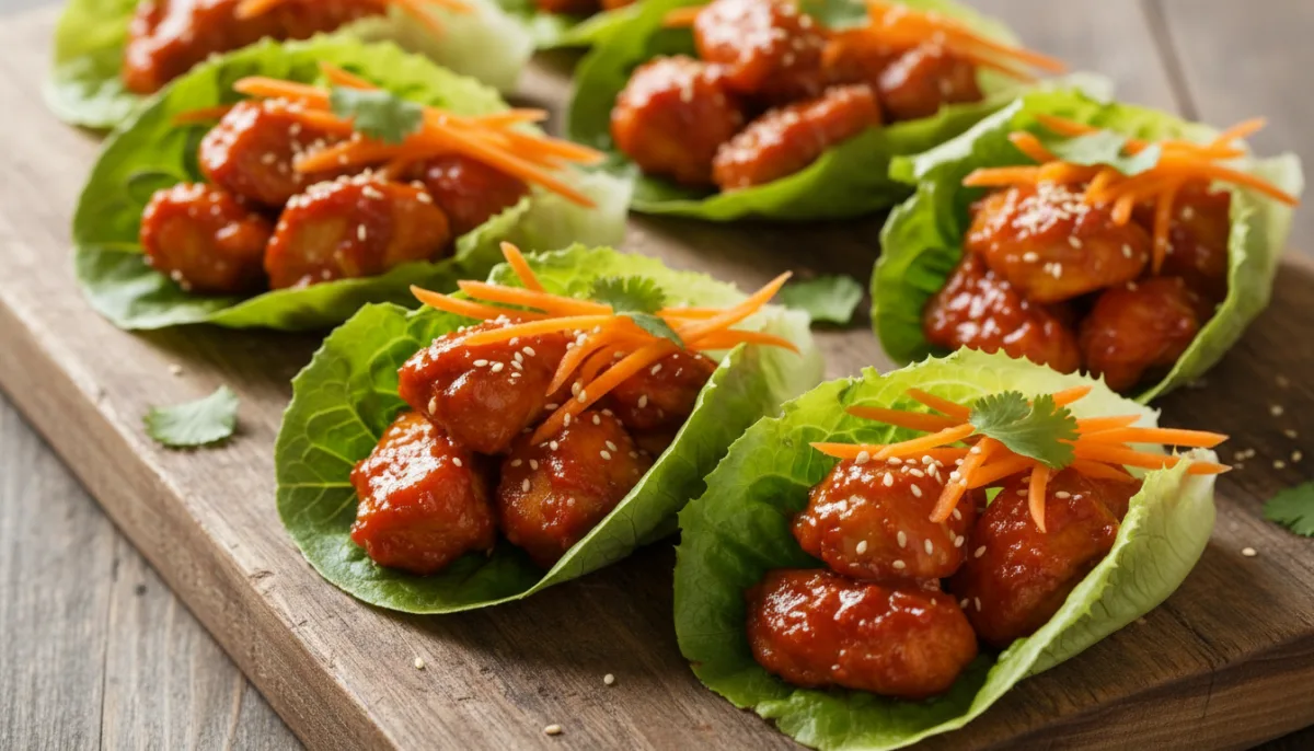 Mbështjellëse Koreane me Pulë Gochujang