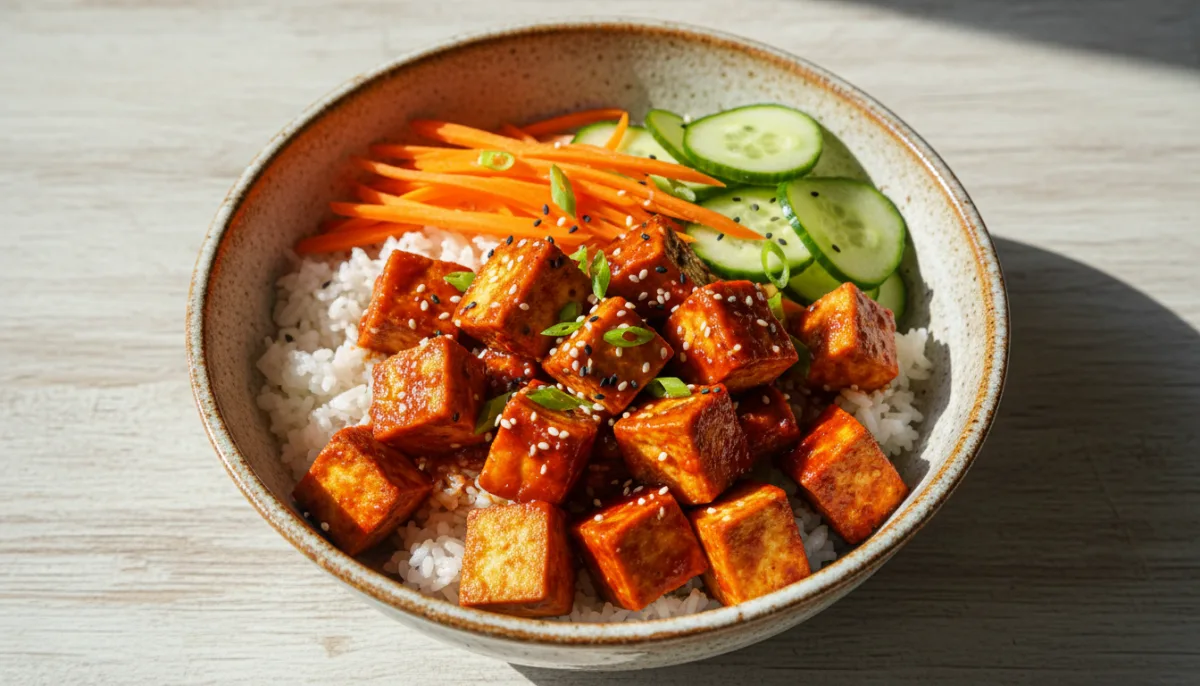 Koreane Gochujang Tofu Bowls