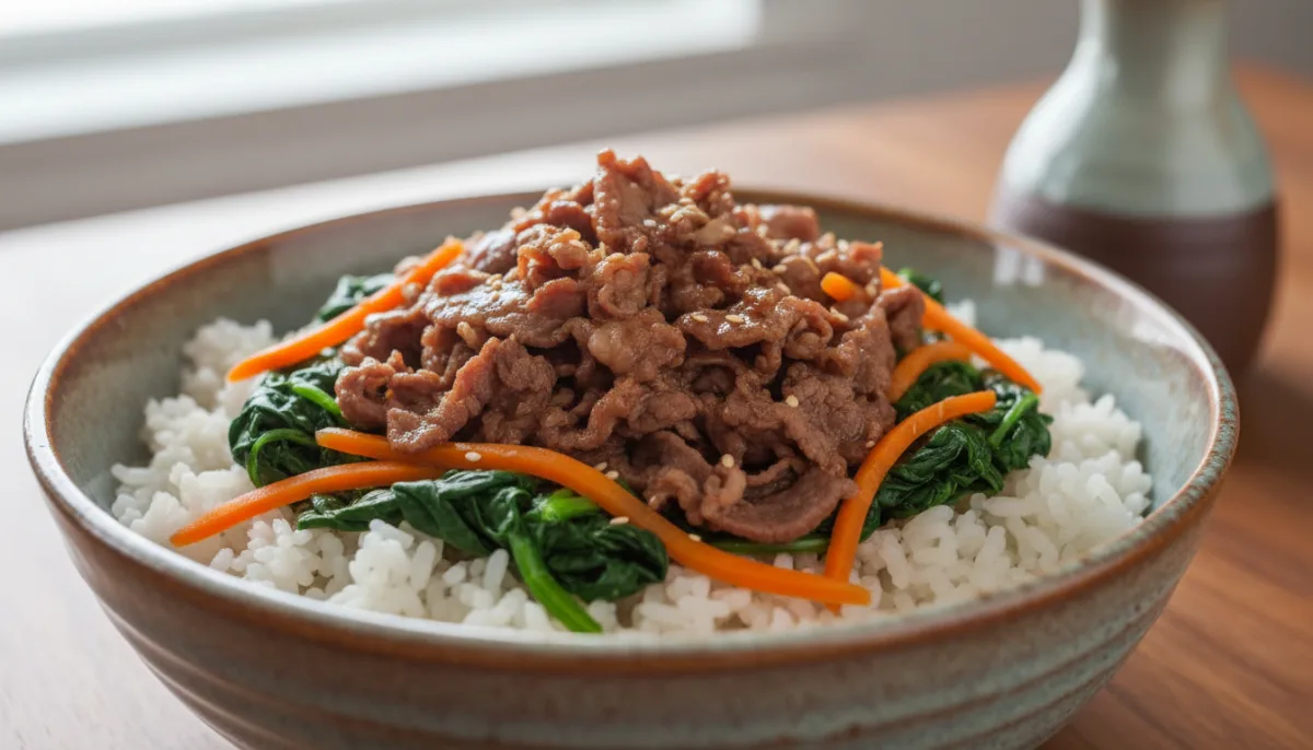 Korean-Inspired Beef Bulgogi Bowls