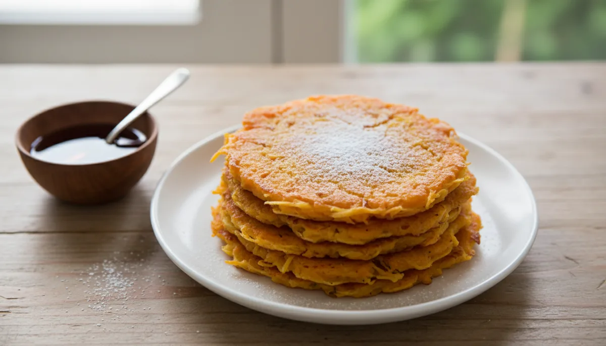 Korean Sweet Potato Pancakes (Goguma Jeon)