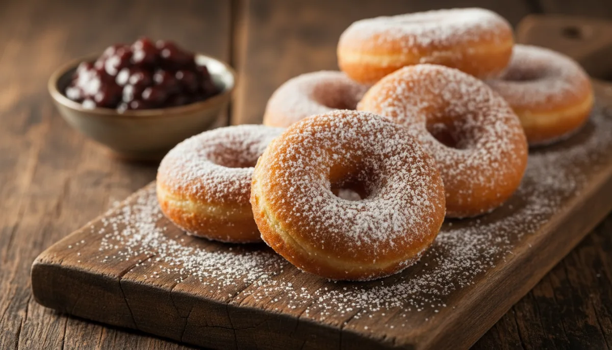 Korean Sweet Red Bean Paste Donuts (Chapssal Donuts)
