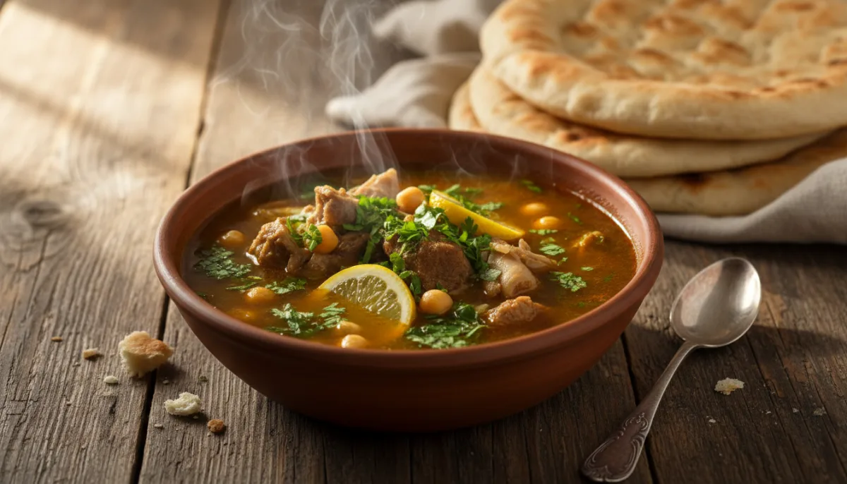 Kurdish Kale Pache (Lamb's Head and Trotters Soup)