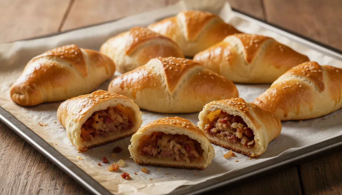 Latvian Speķrauši: Savory Bacon and Onion Filled Pastries