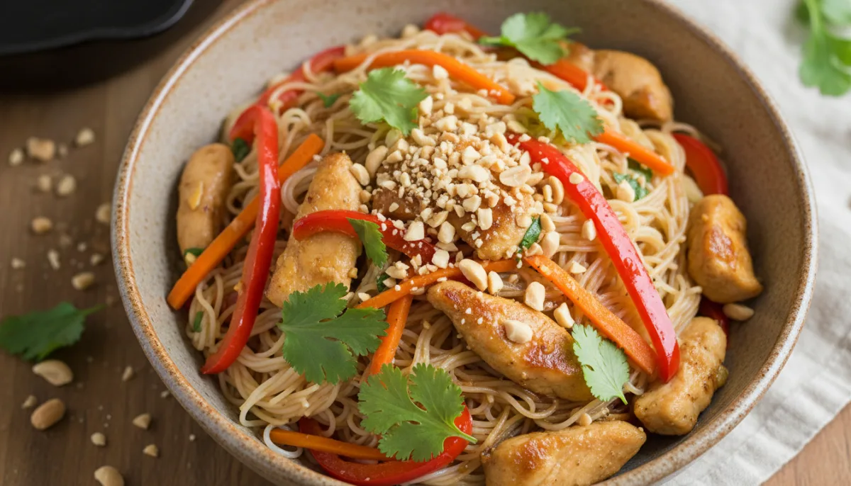Lemongrass Chicken Noodle Stir-fry