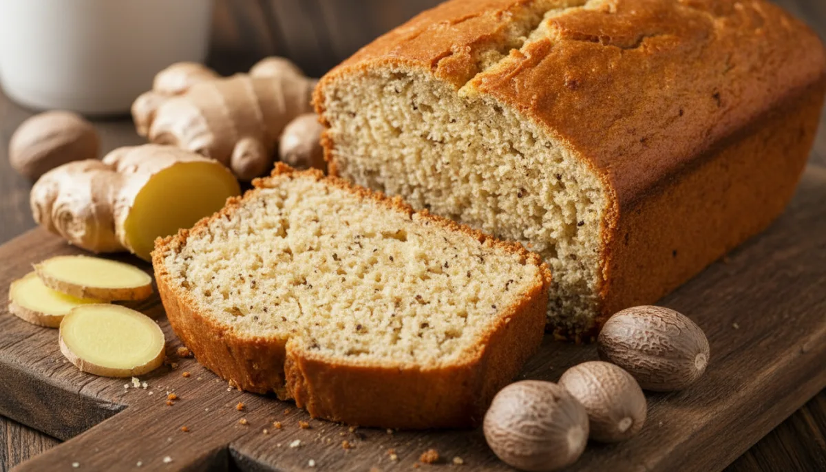 Liberian Rice Bread: Sweet Rice Cake with Ginger and Nutmeg