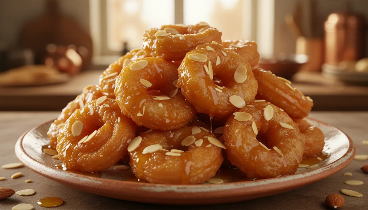 Buñuelos Libios de Miel y Almendras (Zalabia)