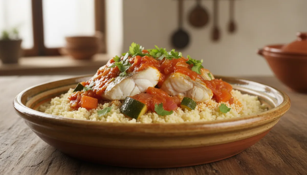 Libyan Fish Couscous (Kuskusu bil Hout)