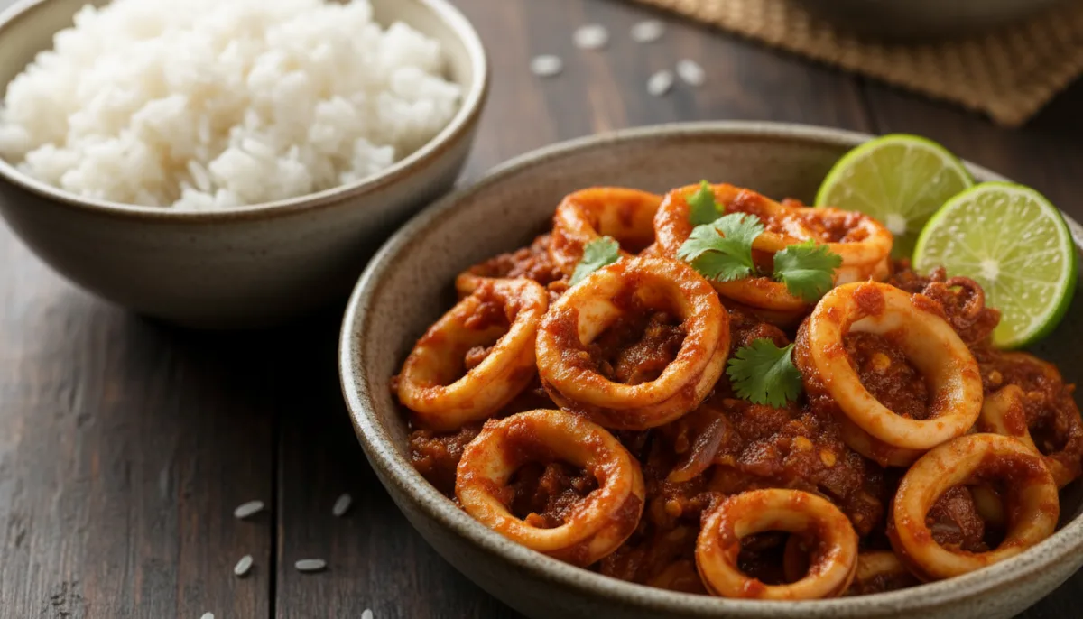Sambal Sotong Malaisien (Calmars Épicés)