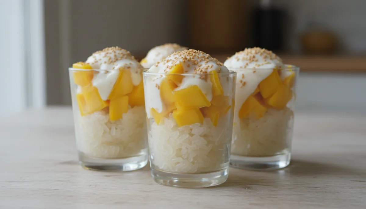 Mango Sticky Rice Parfaits