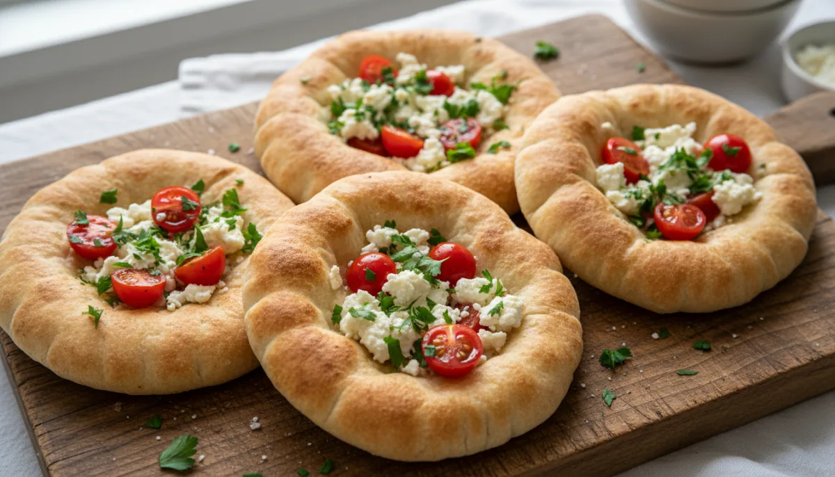 Mediterranean Breakfast Flatbreads