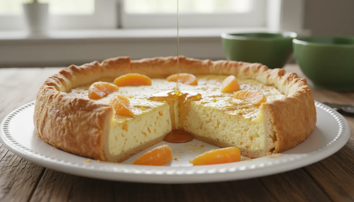 Mediterranean Honey-Orange Ricotta Tart