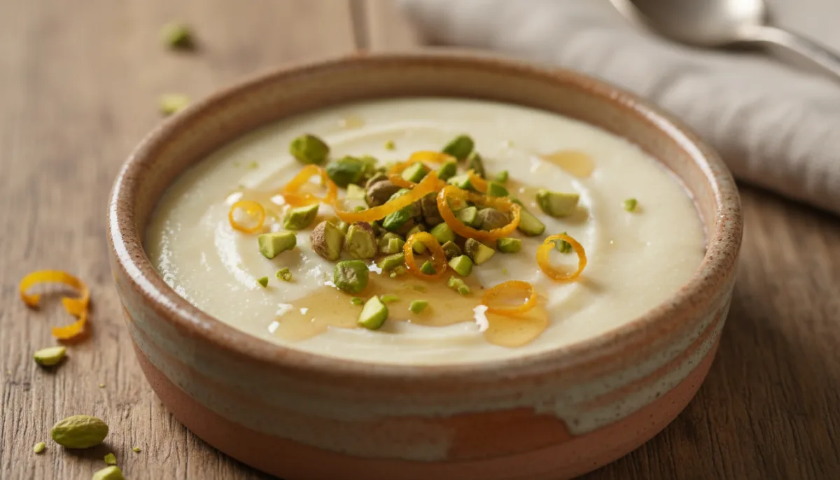 Mediterranean Honey-Orange Semolina Pudding