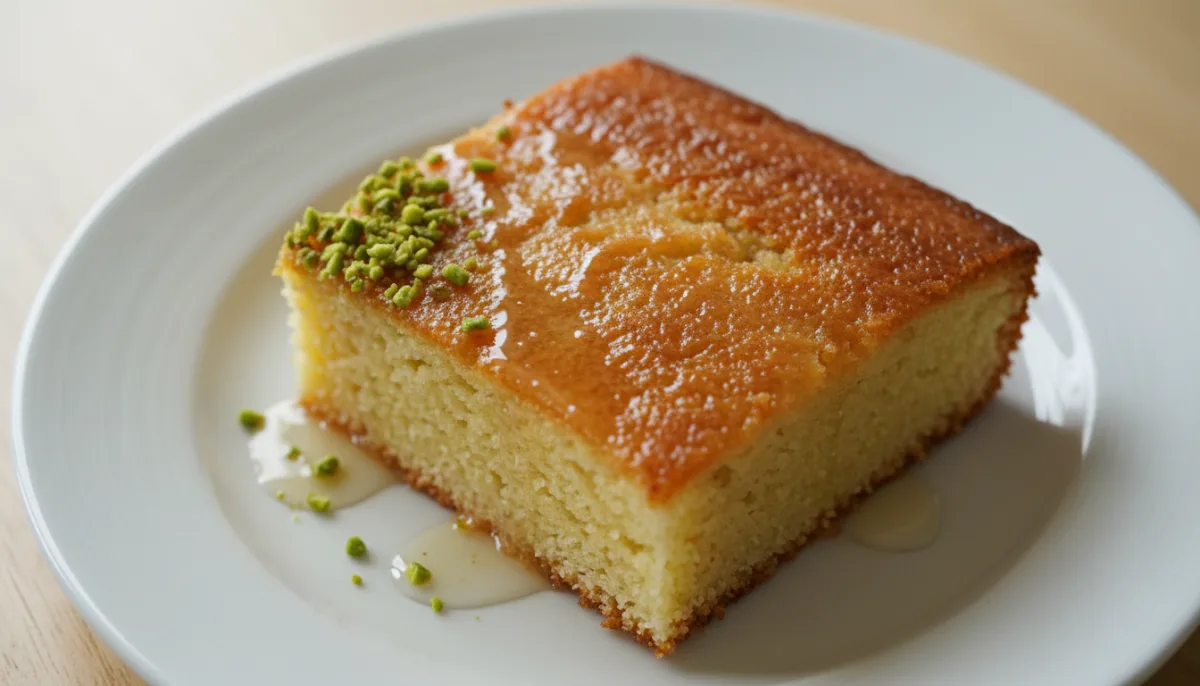 Pastel Mediterráneo de Sémola con Azahar