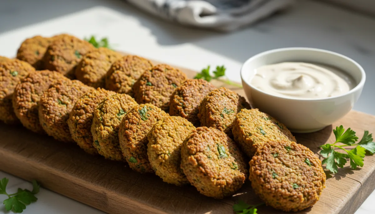 Qofte Qiqrash dhe Erëzash Lindore me Salcë Kosi dhe Tahini