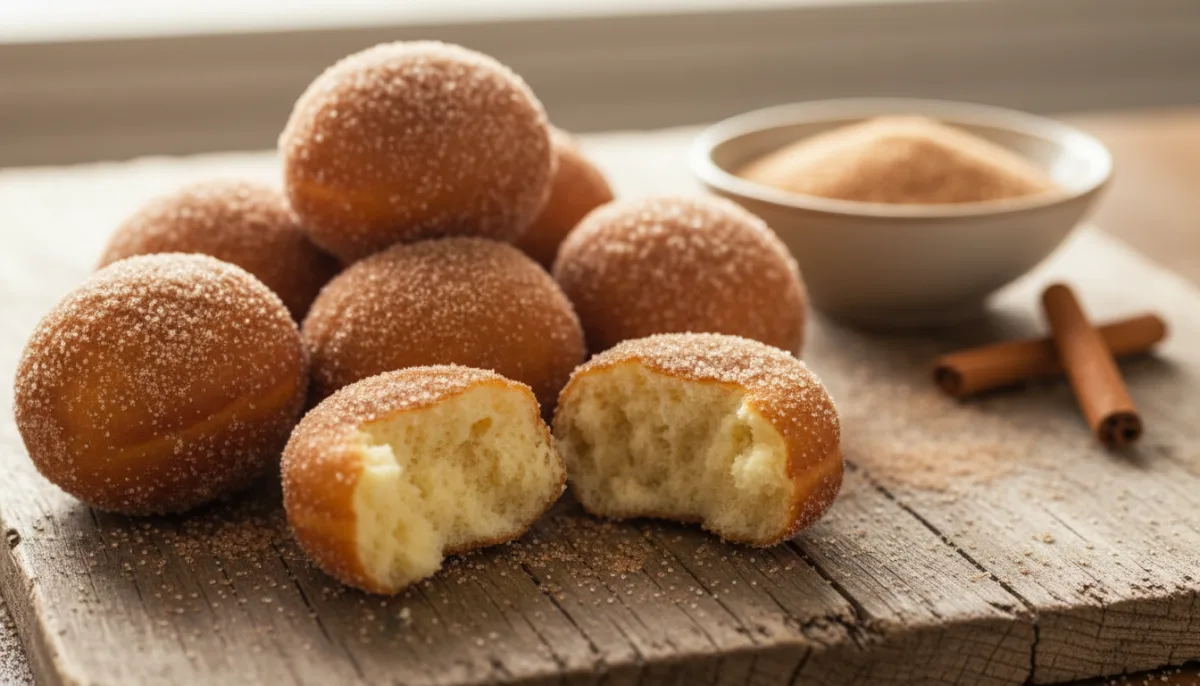 Sweet Cinnamon Sugar Mongolian Fried Doughnuts