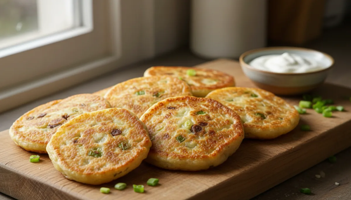 Mongolian Lamb and Scallion Pancakes (Khorkhogin Boov)