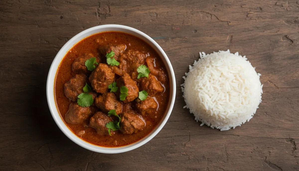 Nepalese Gorkhali Lamb Curry with Basmati Rice