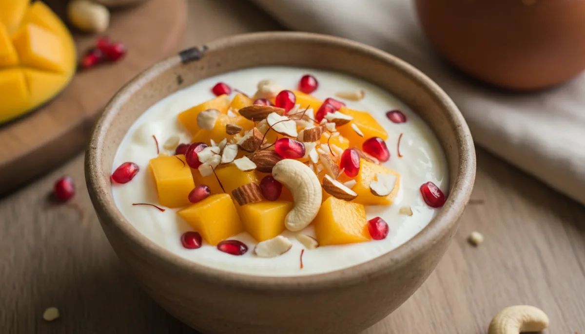 Nepalese Juju Dhau: Sweet Yogurt with Nuts and Fruit