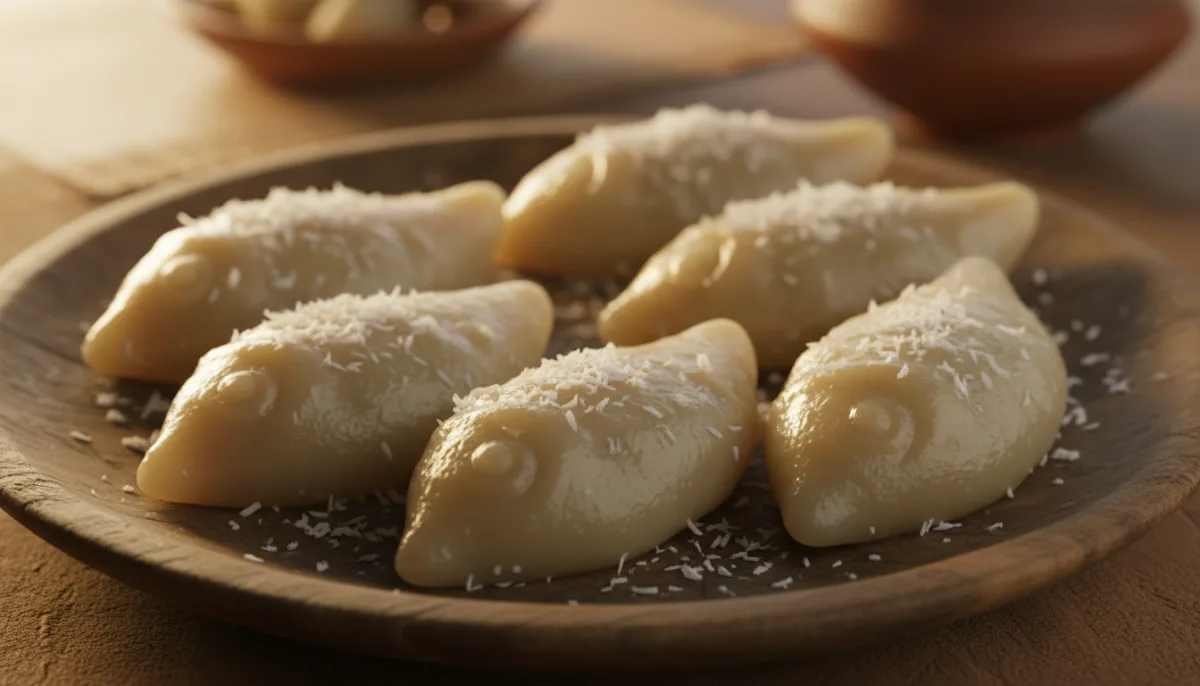 Yomari: Dumplings Nepaleses de Harina de Arroz Rellenos de Coco Dulce