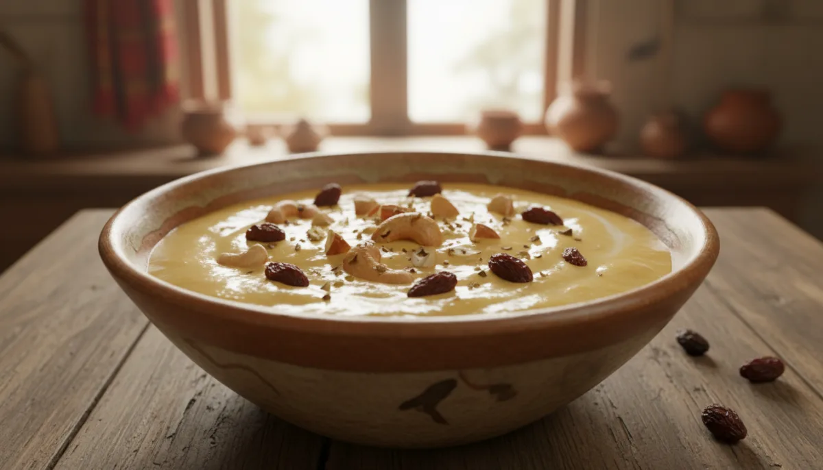 Pudín Nepalí de Batata y Leche de Coco (Shakarkandi Kheer)