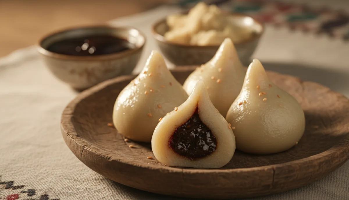Nepalese Yomari: Sweet Steamed Dumplings with Chaku and Khuwa