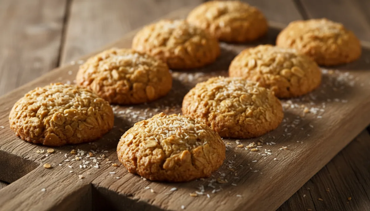 Classic New Zealand Anzac Biscuits: Chewy Oat & Golden Syrup Treats
