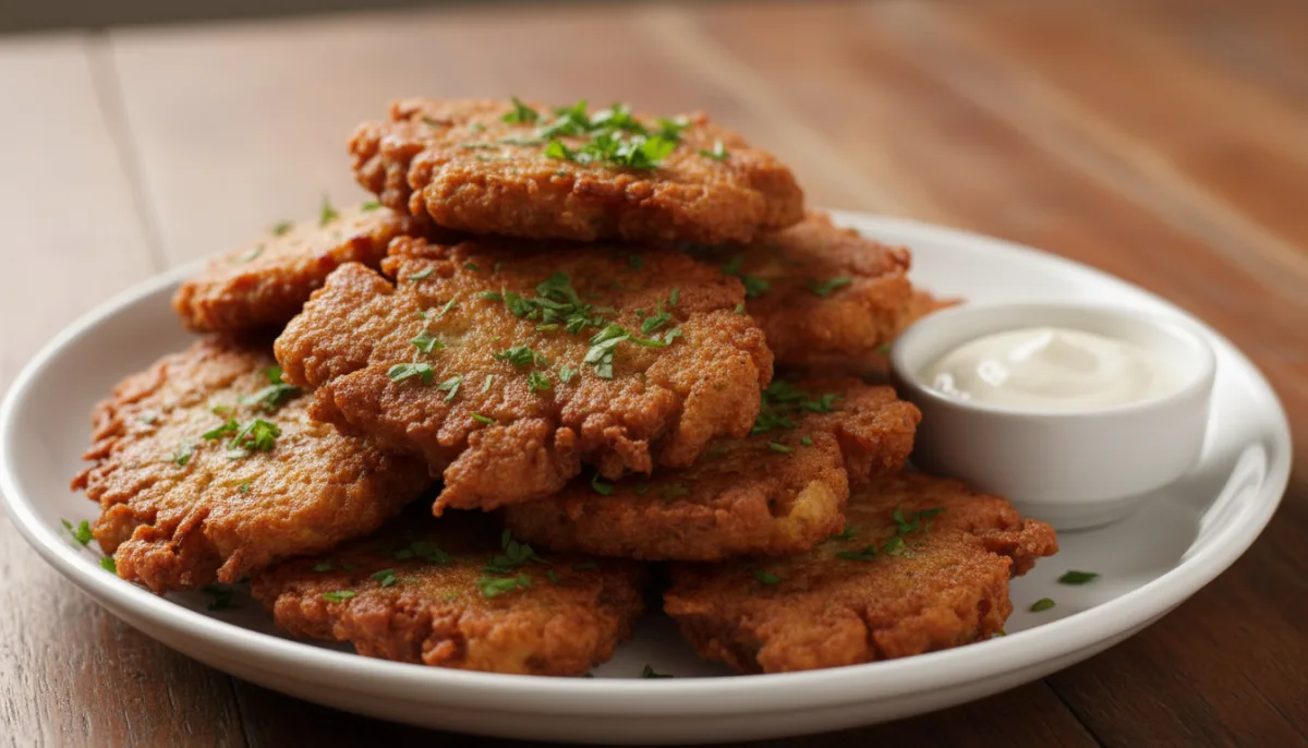 Authentic New Zealand Paua Fritters with Creamy Garlic Aioli