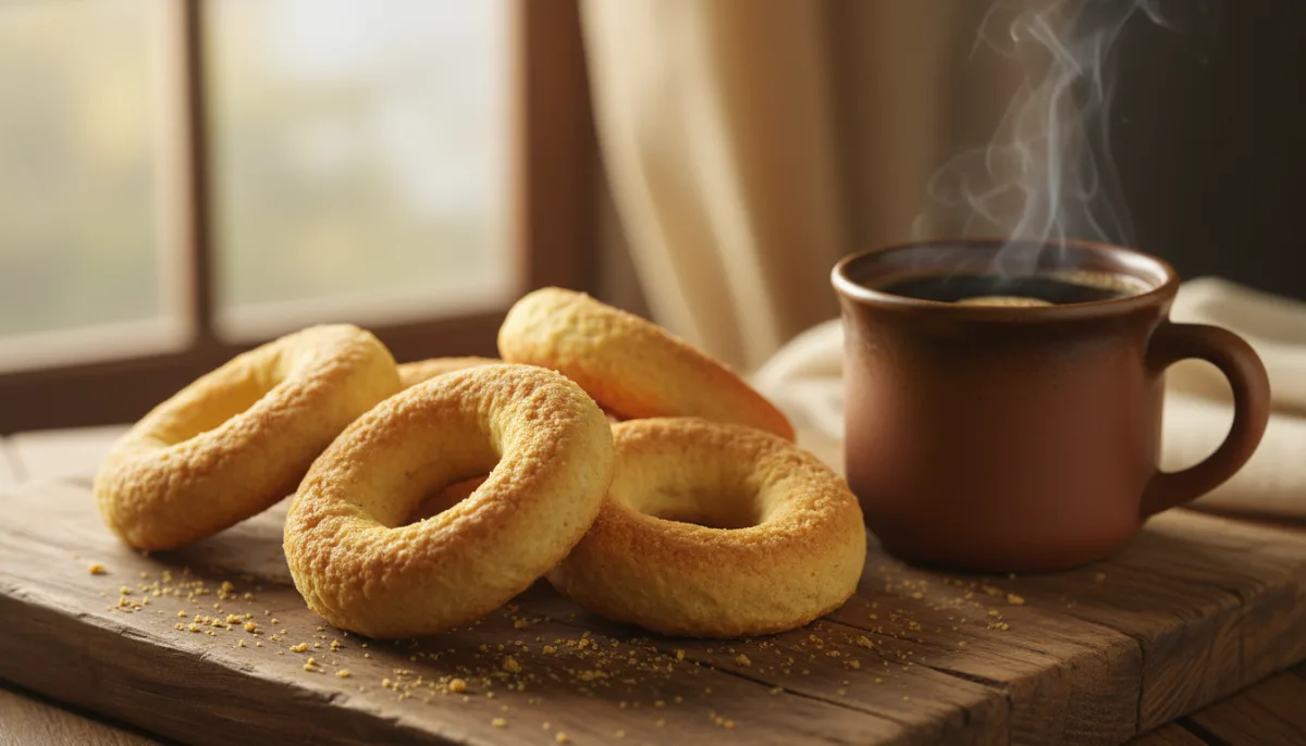 Rosquillas Nikaraguane me Kafe